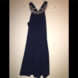 Navy blue dress